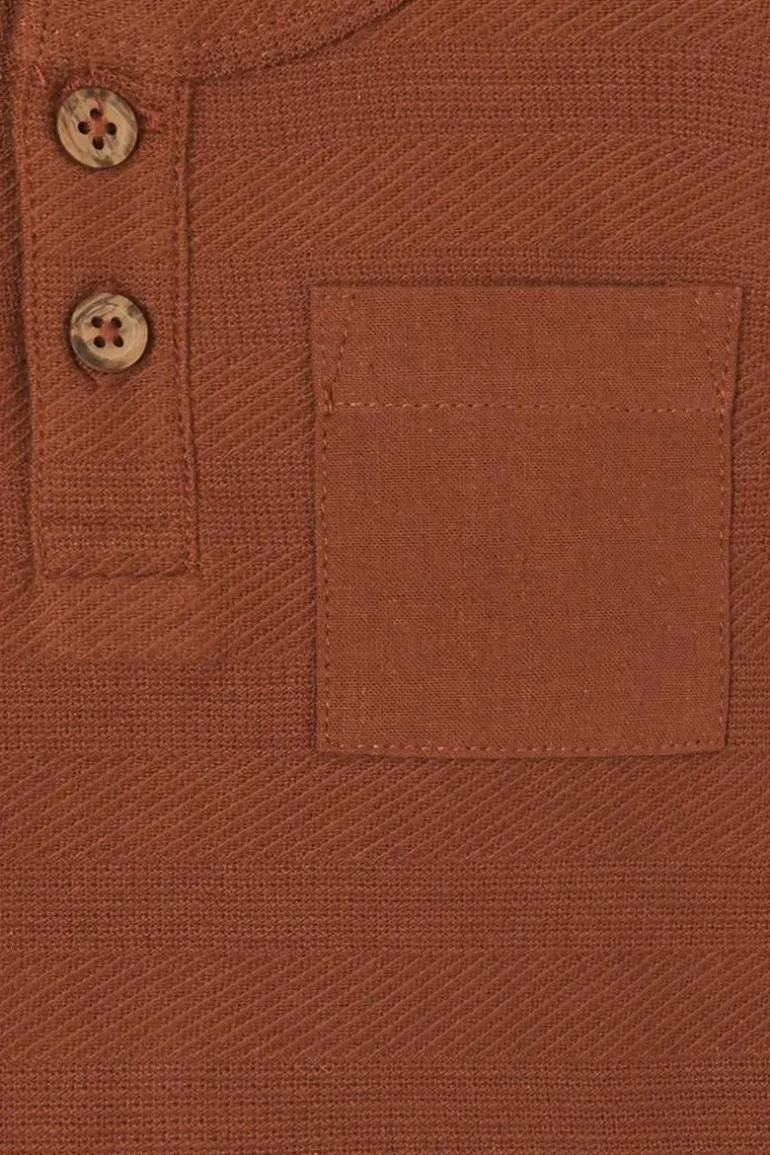 longsleeve_gabiria__brown_2.webp Noppies Shirts<Longsleeve Gabiria - Brown Patina