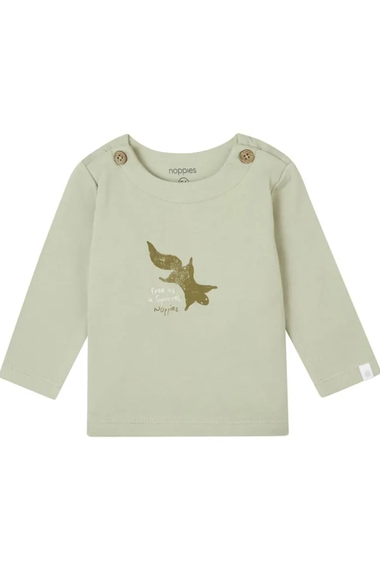 longsleeve_gambo__moss_gr_0.webp Noppies Shirts<Longsleeve Gambo - Moss Gray