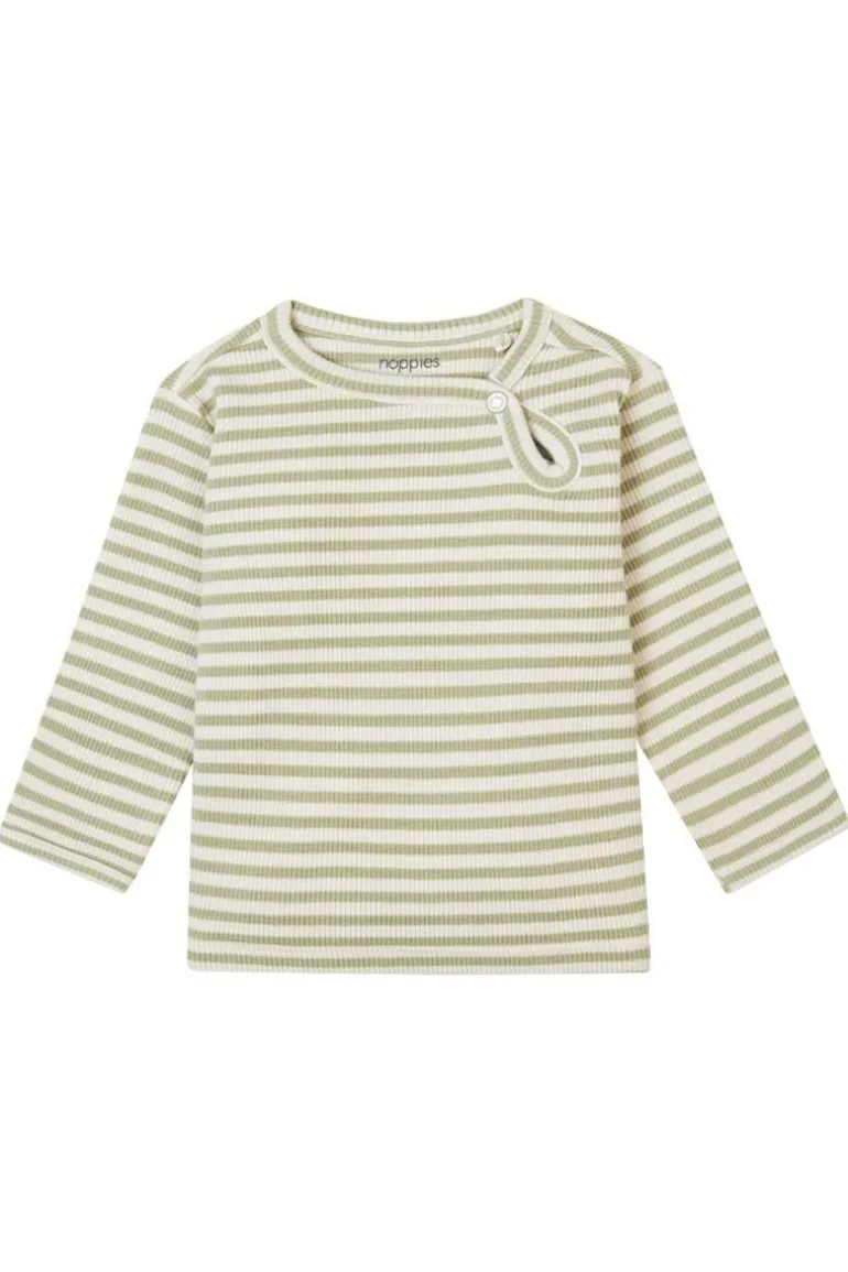 longsleeve_gibbons__moss__0.webp Noppies Shirts<Longsleeve Gibbons - Moss Gray