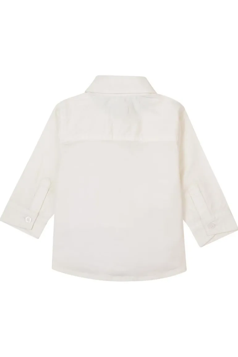 longsleeve_golden__white_1.webp Noppies Shirts<Longsleeve Golden - White
