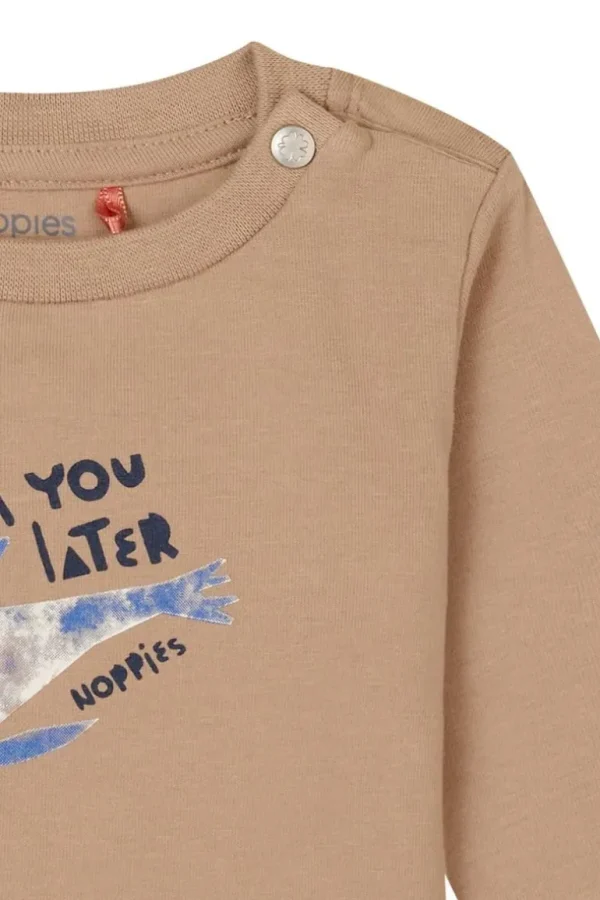 Noppies Shirts<Longsleeve Grinestar - Natural