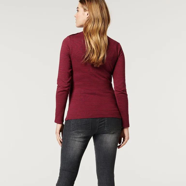 longsleeve_hayti__syrah_6.webp Noppies Shirts<Longsleeve Hayti - Syrah