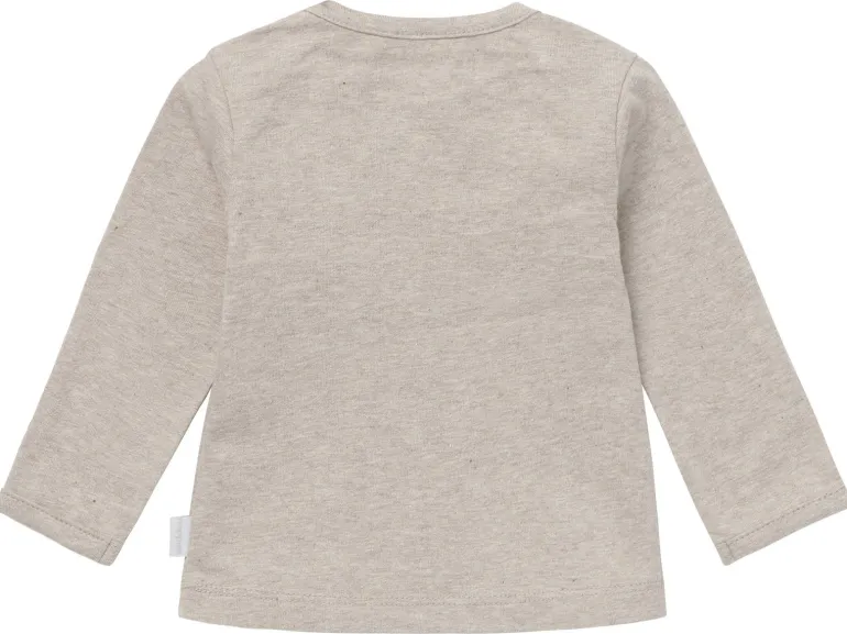longsleeve_hester__taupe__1.webp Noppies Shirts | Basics<Longsleeve Hester - Taupe Melange
