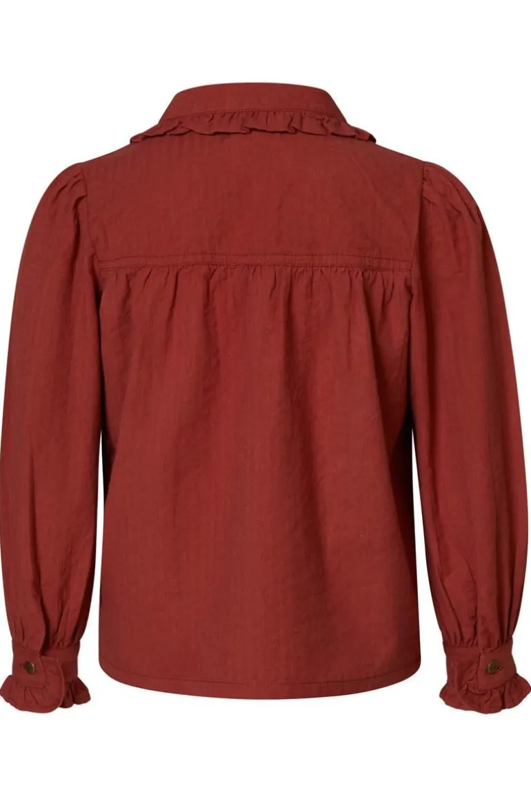 longsleeve_jalai__burnt_h_3.webp Noppies Shirts<Longsleeve Jalai - Burnt Henna