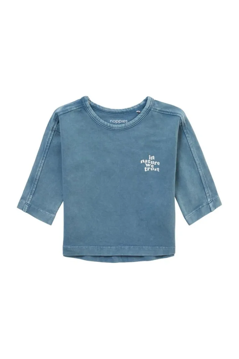 longsleeve_mabank__aegean_3.webp Noppies Shirts<Longsleeve Mabank - Aegean Blue