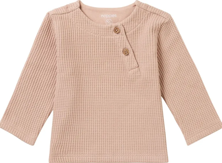 longsleeve_mignon__nougat_4.webp Noppies Shirts<Longsleeve Mignon - Nougat
