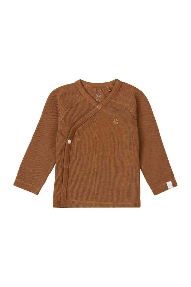longsleeve_nanyuki__chipm_0.webp Noppies Shirts | Basics<Longsleeve Nanyuki - Chipmunk Melange