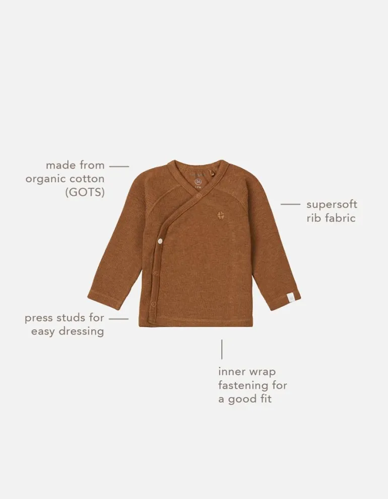 longsleeve_nanyuki__chipm_4.webp Noppies Shirts | Basics<Longsleeve Nanyuki - Chipmunk Melange