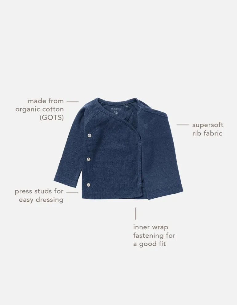 longsleeve_nanyuki__navy__3.webp Noppies Shirts | Basics<Longsleeve Nanyuki - Navy Melange