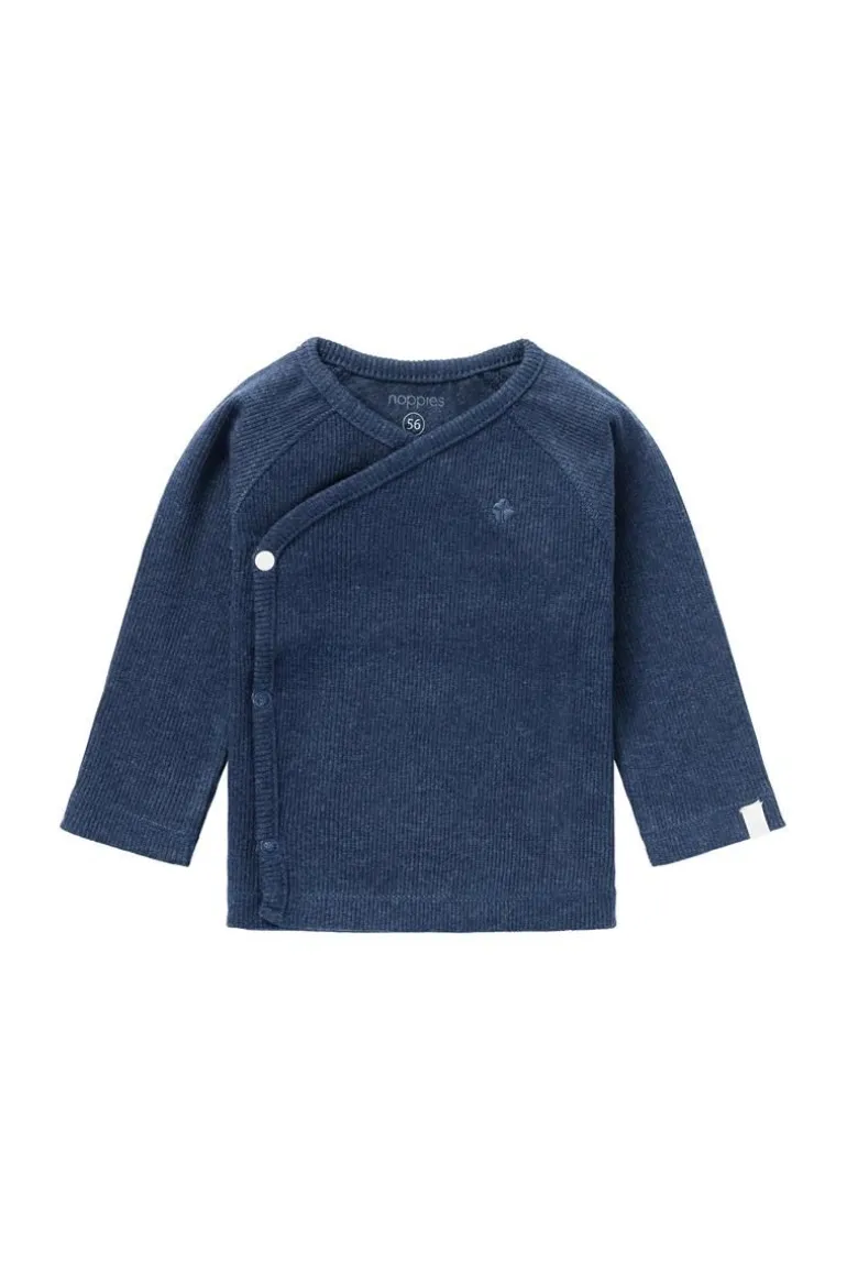 longsleeve_nanyuki__navy__4.webp Noppies Shirts | Basics<Longsleeve Nanyuki - Navy Melange