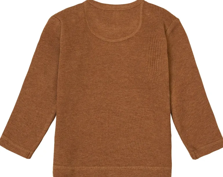 longsleeve_natal__chipmun_1.webp Noppies Shirts | Basics<Longsleeve Natal - Chipmunk Melange