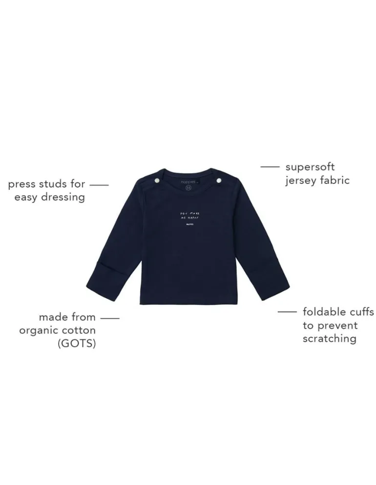 longsleeve_neisse__black__4.webp Noppies Shirts | Basics<Longsleeve Neisse - Black Iris
