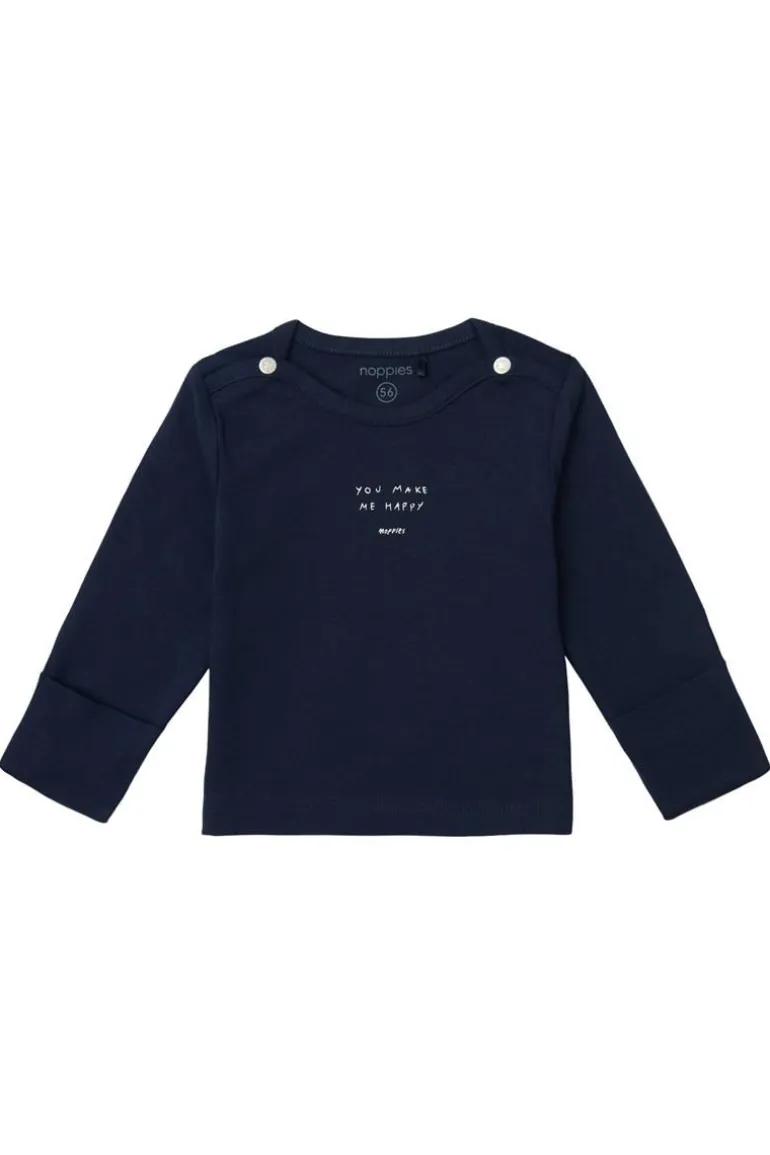 longsleeve_neisse__black__5.webp Noppies Shirts | Basics<Longsleeve Neisse - Black Iris