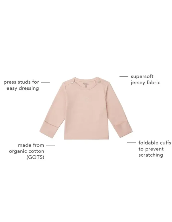 Noppies Shirts | Basics<Longsleeve Neisse - Rose Smoke