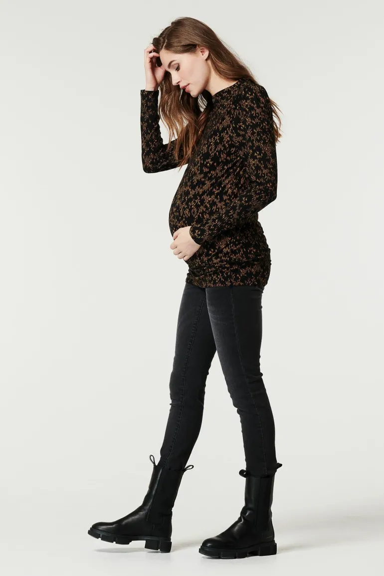 longsleeve_new_stripe__bl_5.webp Noppies Shirts<Longsleeve New Stripe - Black