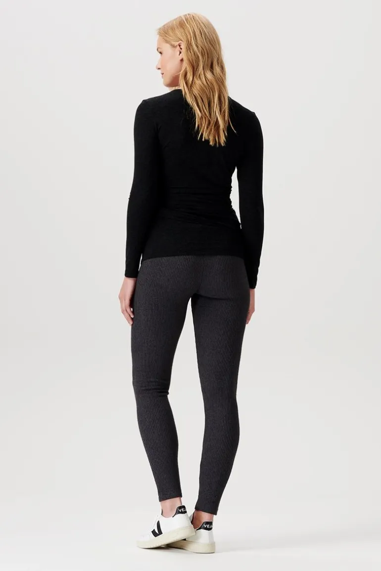 longsleeve_pisto__grey_me_10.webp Noppies Shirts | Shirts<Longsleeve Pisto - Grey Melange