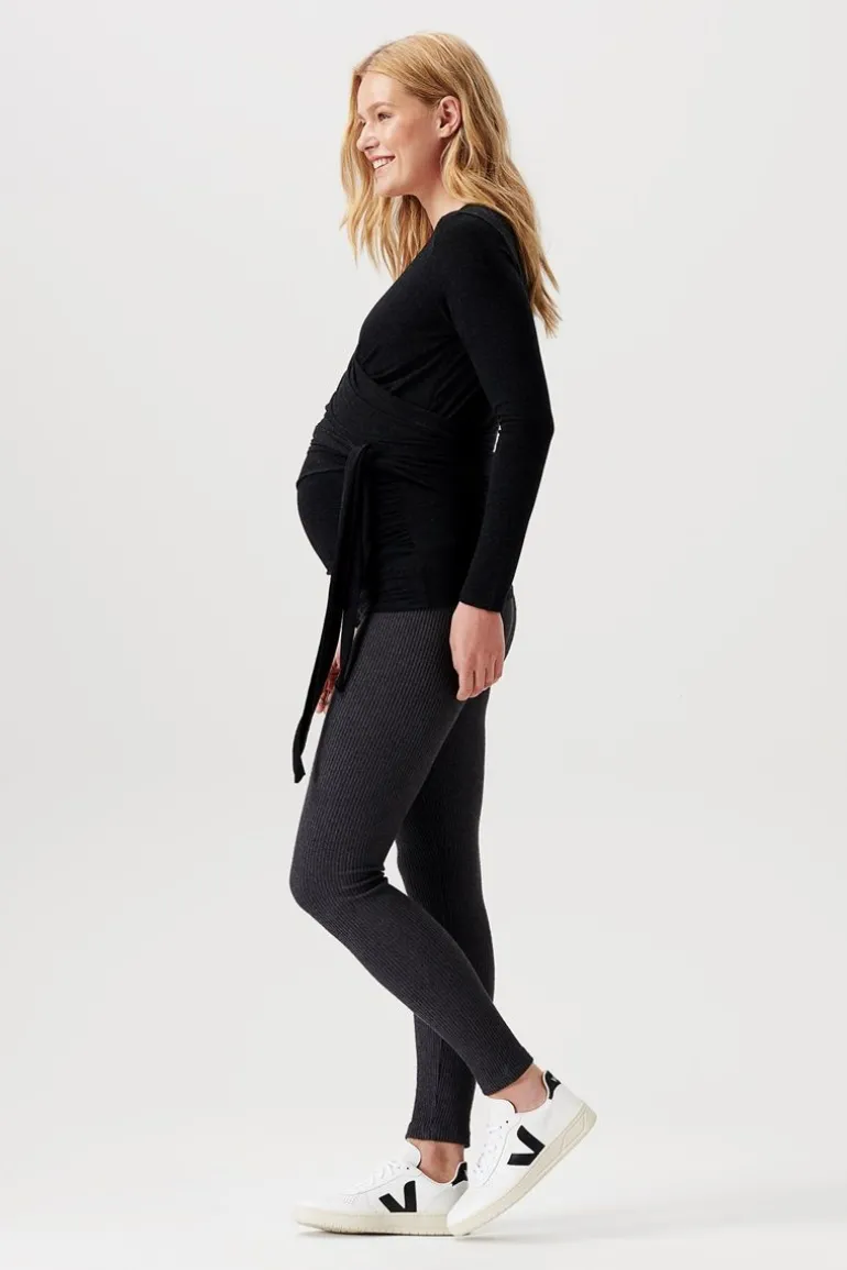 longsleeve_pisto__grey_me_5.webp Noppies Shirts | Shirts<Longsleeve Pisto - Grey Melange