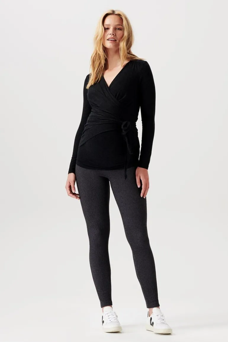 longsleeve_pisto__grey_me_9.webp Noppies Shirts | Shirts<Longsleeve Pisto - Grey Melange