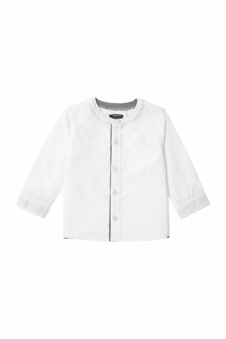 longsleeve_tornillo__whit_0.webp Noppies Shirts<Longsleeve Tornillo - White