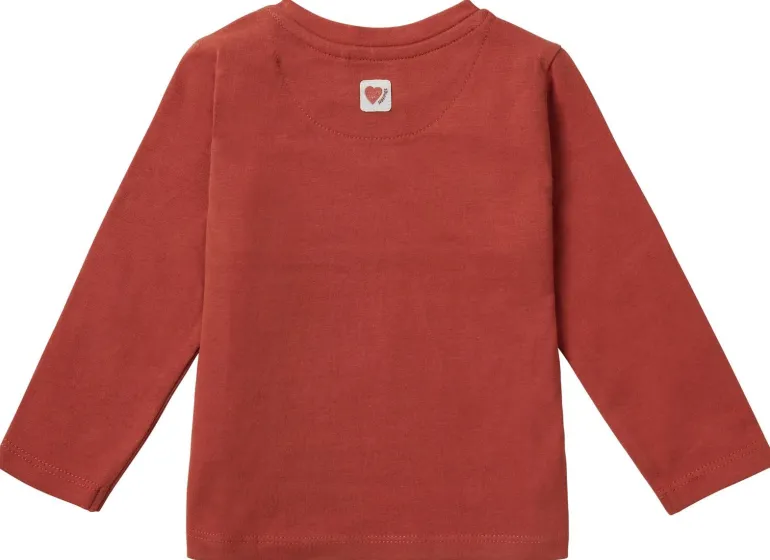 longsleeve_veles__baked_c_1.webp Noppies Shirts<Longsleeve Veles - Baked Clay