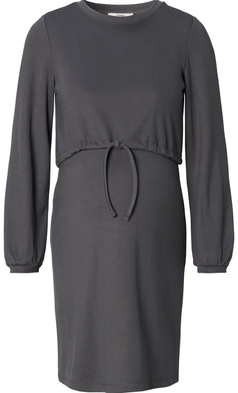 lounge_jurk__charcoal_gre_10.webp Noppies Ondergoed | Nachtkleding & Loungewear<Lounge Jurk - Charcoal Grey