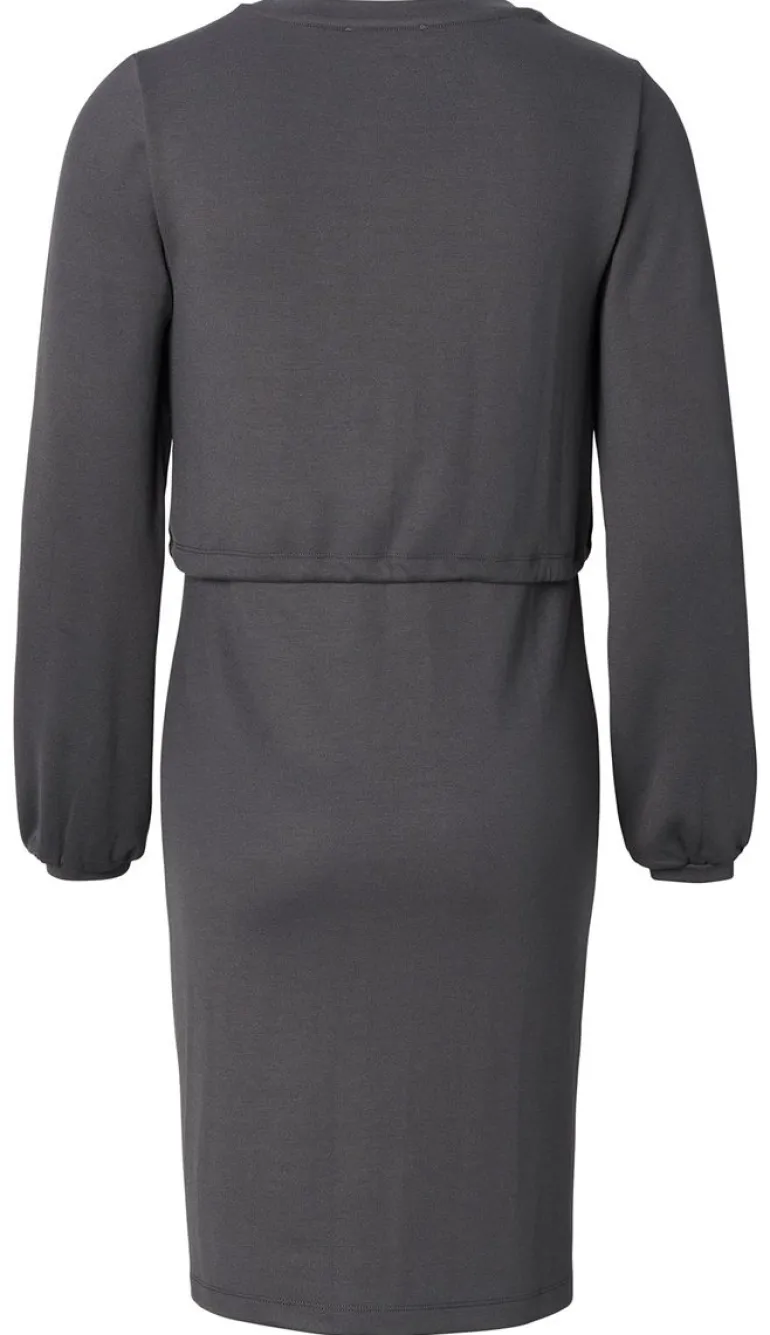 lounge_jurk__charcoal_gre_11.webp Noppies Ondergoed | Nachtkleding & Loungewear<Lounge Jurk - Charcoal Grey
