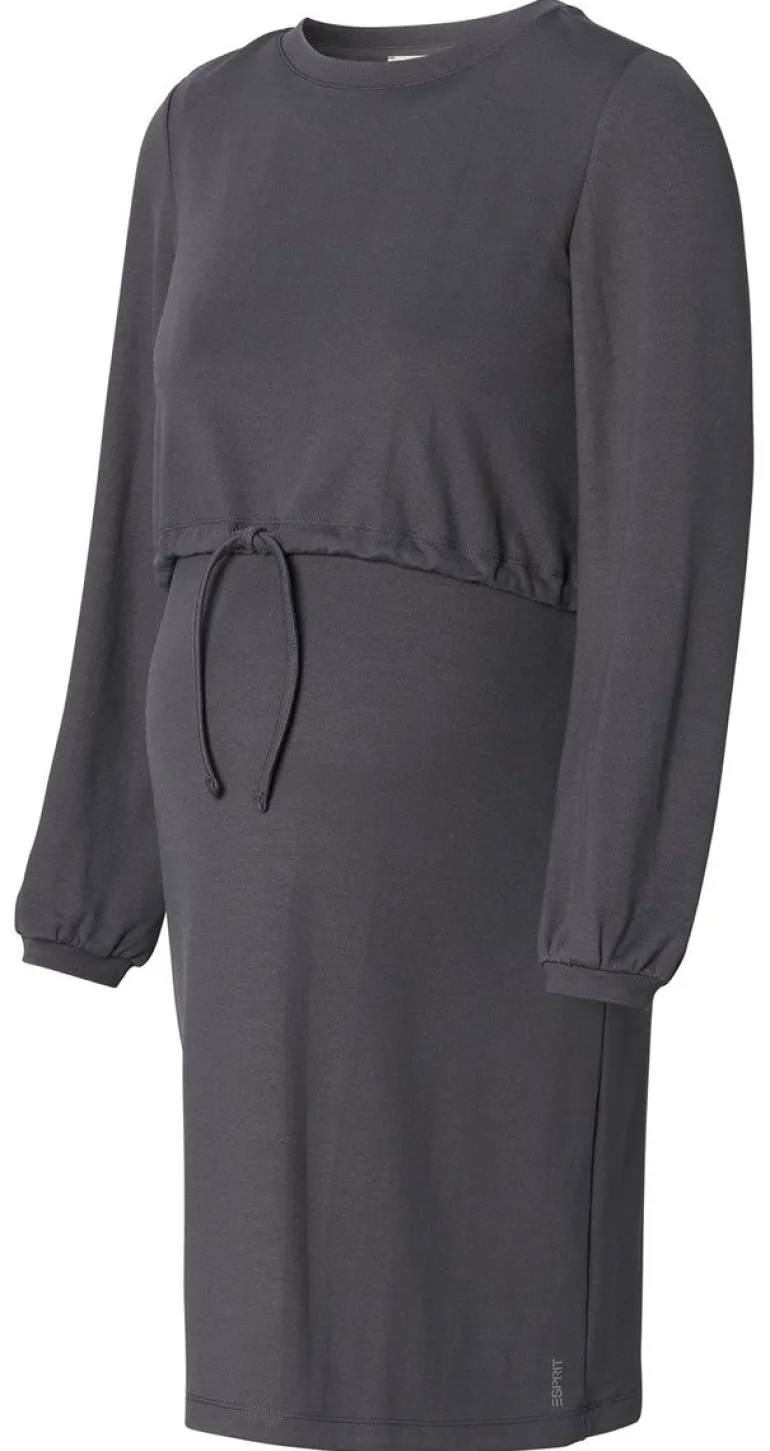 lounge_jurk__charcoal_gre_4.webp Noppies Ondergoed | Nachtkleding & Loungewear<Lounge Jurk - Charcoal Grey