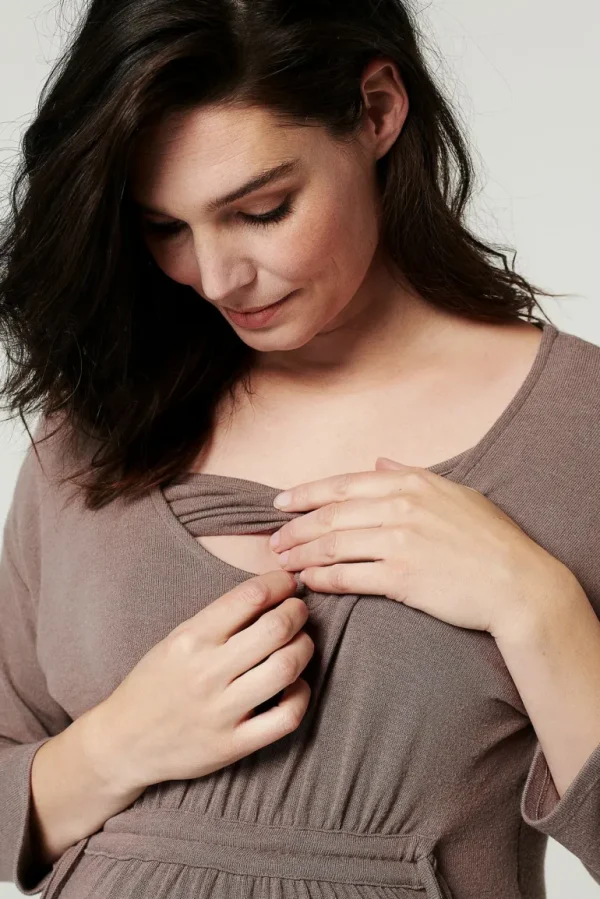 Noppies Ondergoed | Nachtkleding & Loungewear<Lounge Jurk Hays - Taupe Melange