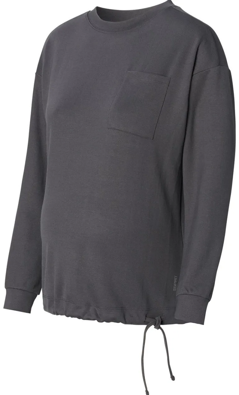 lounge_trui__charcoal_gre_4.webp Noppies Ondergoed | Nachtkleding & Loungewear<Lounge Trui - Charcoal Grey