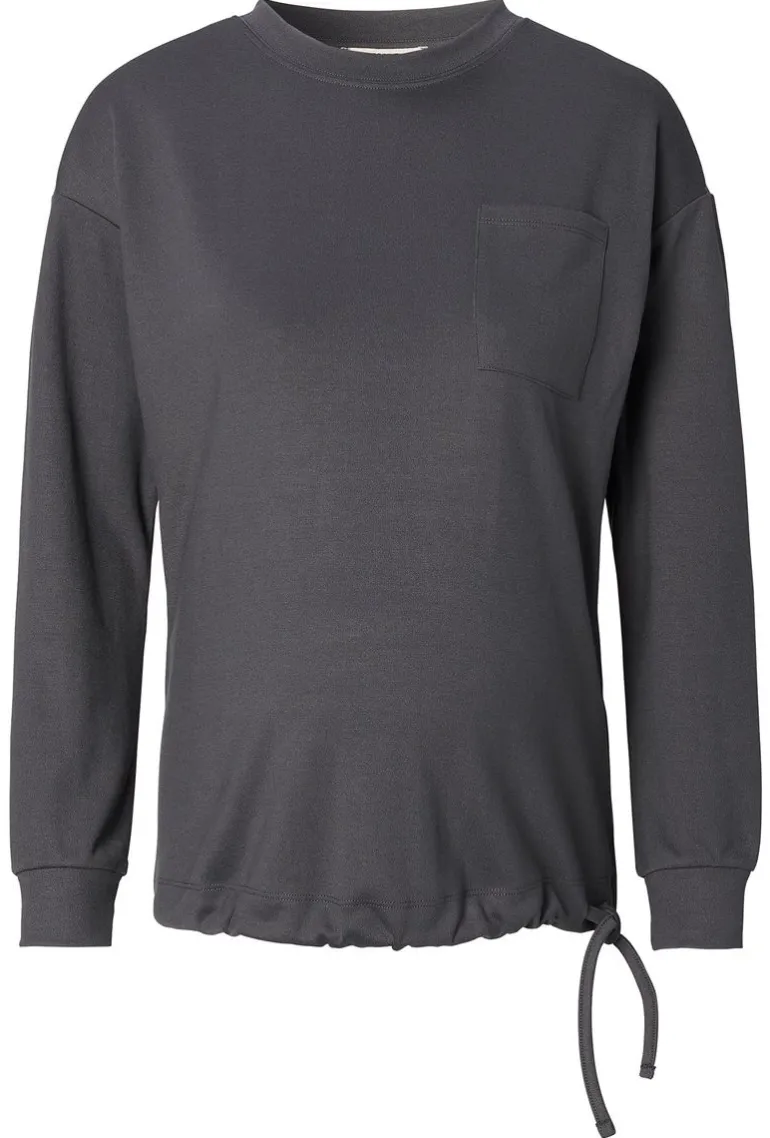 lounge_trui__charcoal_gre_8.webp Noppies Ondergoed | Nachtkleding & Loungewear<Lounge Trui - Charcoal Grey