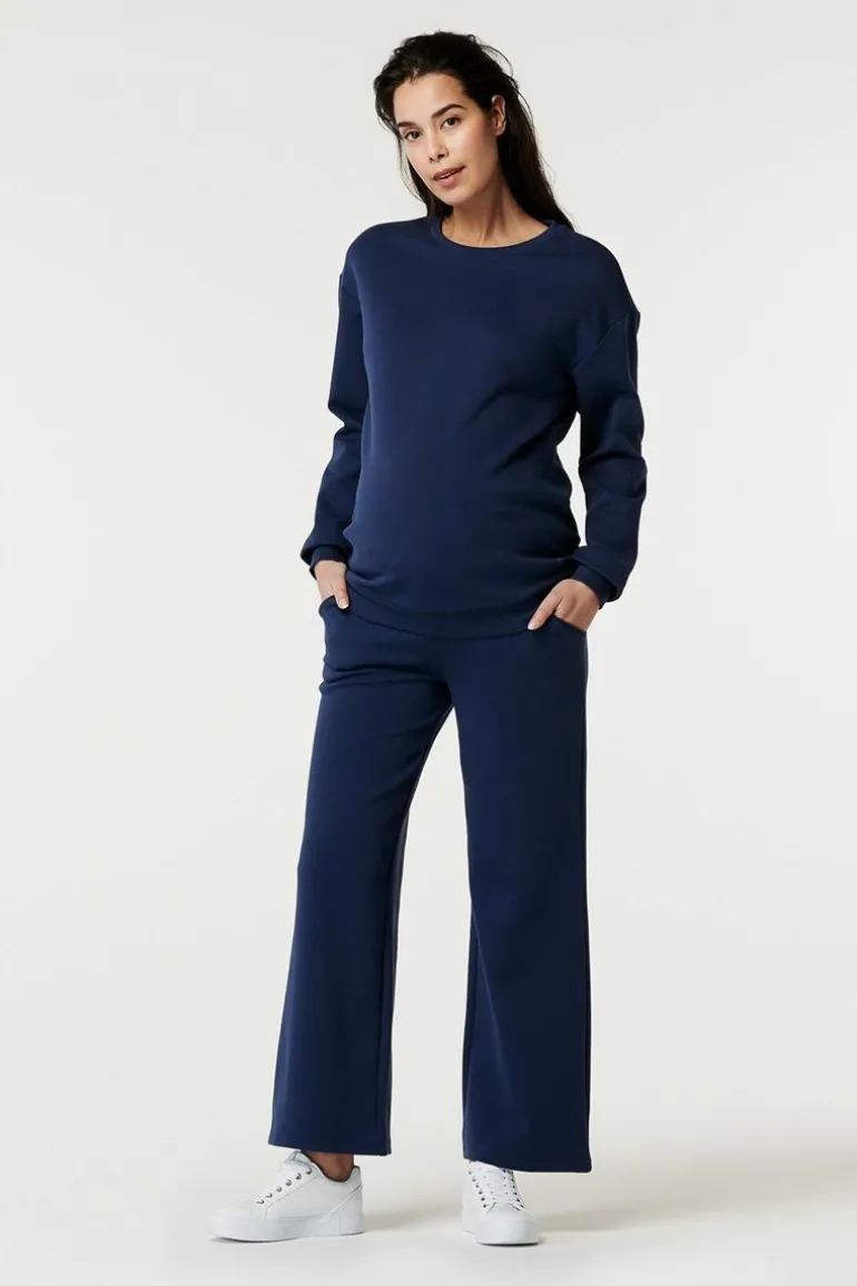 lounge_trui__dark_blue_6.webp Noppies Ondergoed | Nachtkleding & Loungewear<Lounge Trui - Dark Blue
