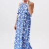 Noppies Jurken | Jurken<Maxi-jurk Met Voedingsfunctie Han - Cornflower Big Flower