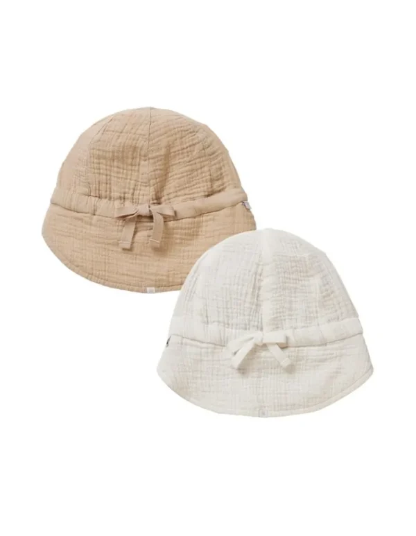 Noppies Mutsen<Muts Boley - Reversible - Whisper White