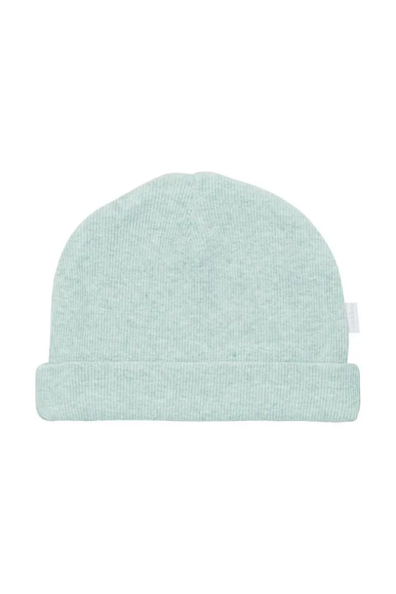 muts_nevel__grey_mint_mel_0.webp Noppies Mutsen | Basics<Muts Nevel - Grey Mint Melange