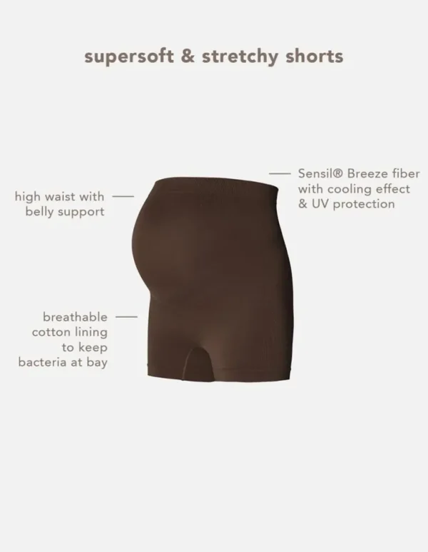 Noppies Shorts<Naadloze Short Lai Sensil® Breeze - Coffee Bean