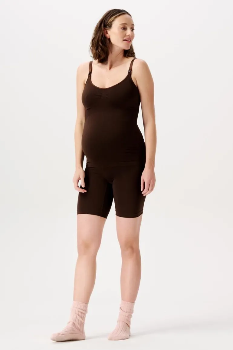 naadloze_short_niru_sensi_0-3.webp Noppies Shorts<Naadloze Short Niru Sensil® Breeze - Coffee Bean