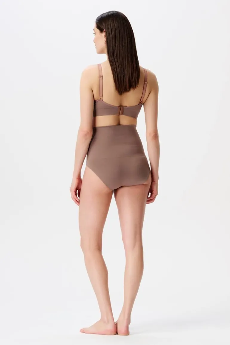 naadloze_slip_lee_post_pa_1-2.webp Noppies Ondergoed<Naadloze Slip Lee Post Partum Sensil® Breeze - Deep Taupe