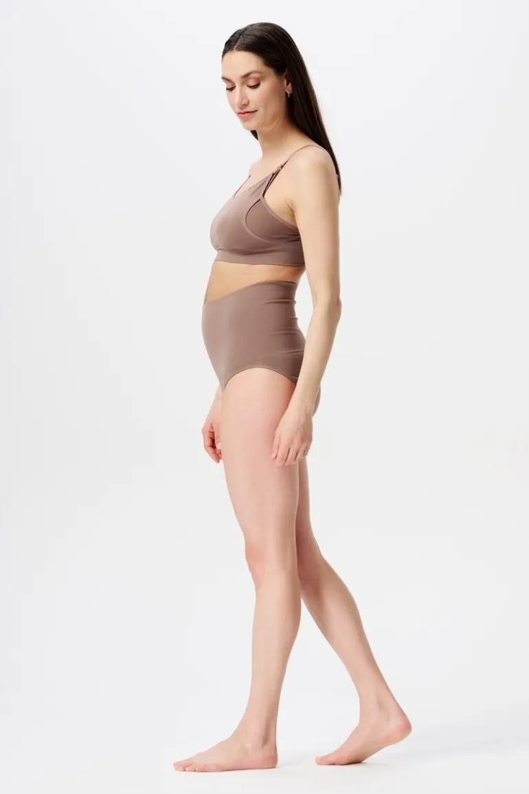 naadloze_slip_lee_post_pa_12-2.webp Noppies Ondergoed<Naadloze Slip Lee Post Partum Sensil® Breeze - Deep Taupe