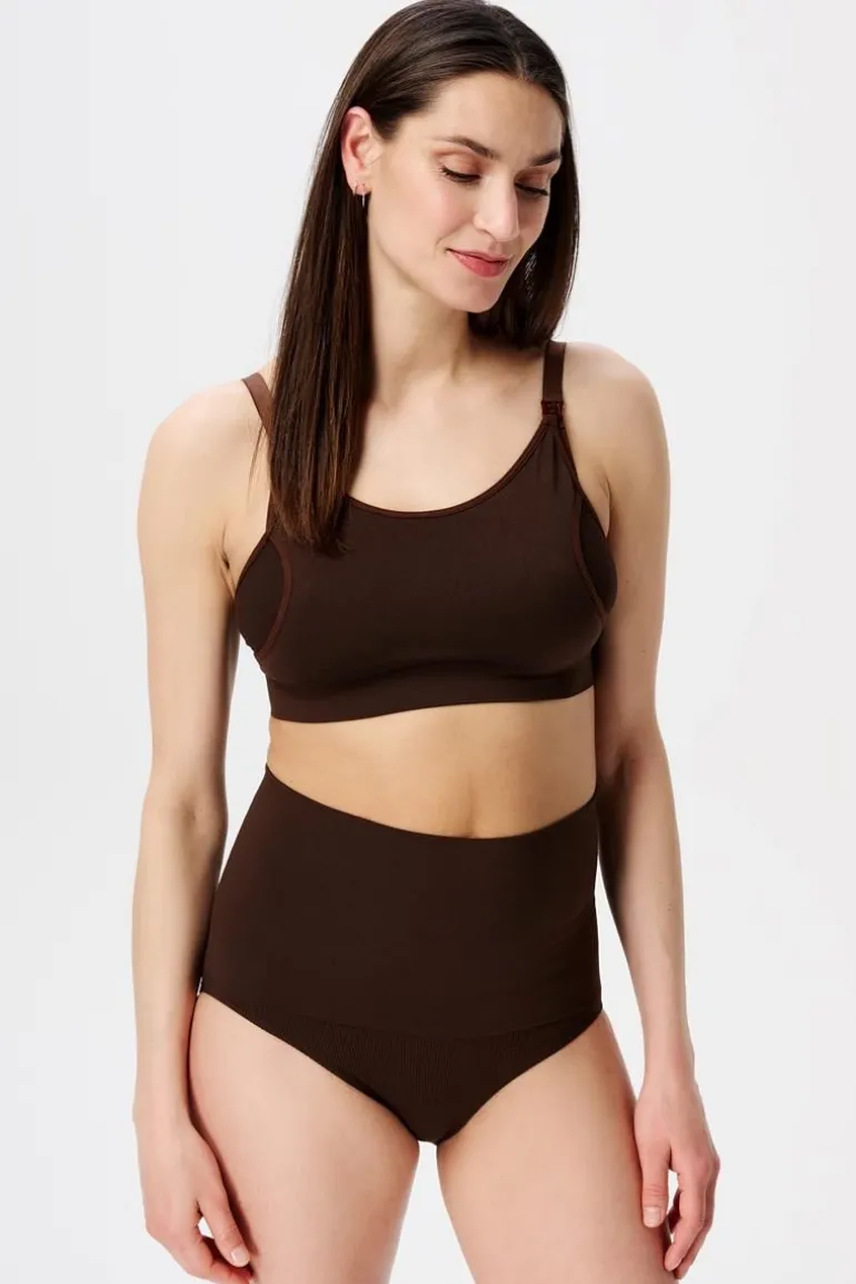 naadloze_slip_lee_post_pa_8-3.webp Noppies Ondergoed<Naadloze Slip Lee Post Partum Sensil® Breeze - Coffee Bean