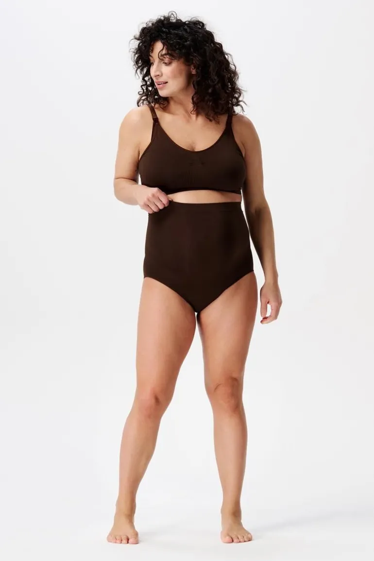 naadloze_slip_nisa_sensil_0-5.webp Noppies Ondergoed<Naadloze Slip Nisa Sensil® Breeze - Coffee Bean