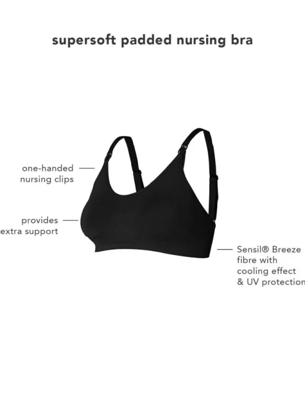 Noppies Bh's | Bh's<Naadloze Voedingsbh Cleo - Black