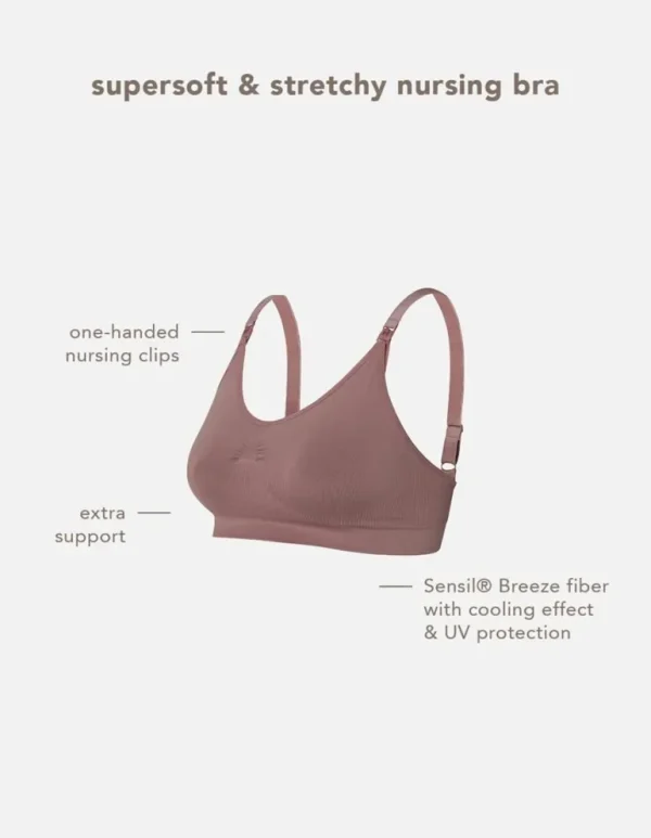 Noppies Bh's | Bh's<Naadloze Voedingsbh Hura Sensil® Breeze - Deep Taupe