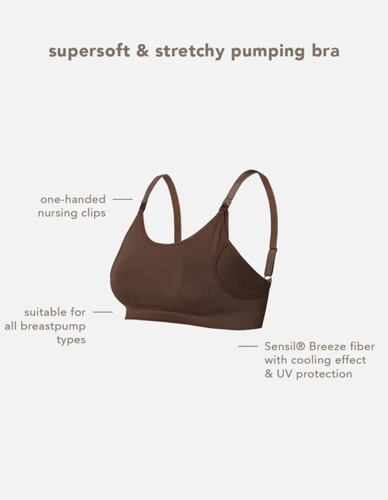 naadloze_voedingsbh_pumpi_8-3.webp Noppies Bh's | Bh's<Naadloze Voedingsbh Pumping Mae Sensil® Breeze - Coffee Bean