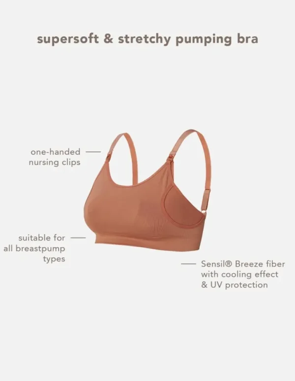 Noppies Bh's | Bh's<Naadloze Voedingsbh Pumping Mae Sensil® Breeze - Hazel