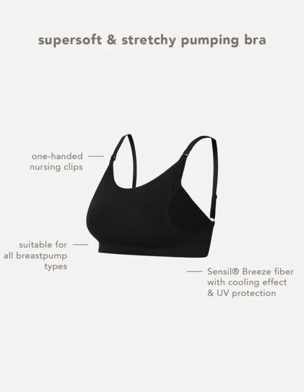 Noppies Bh's | Bh's<Naadloze Voedingsbh Pumping Mae Sensil® Breeze - Black
