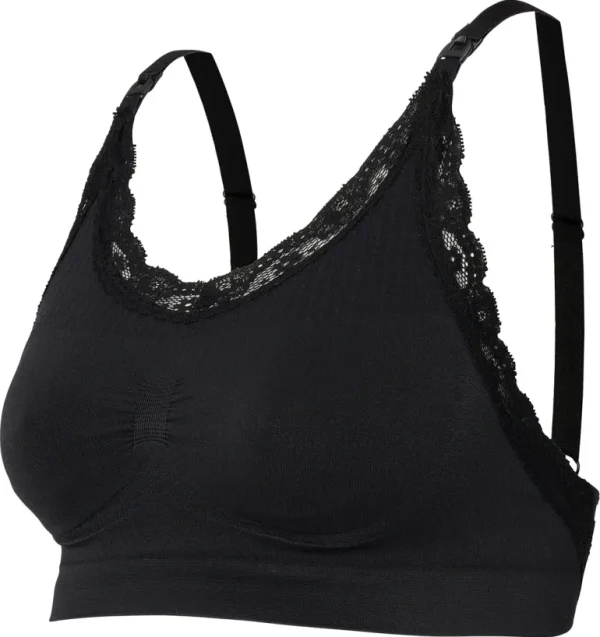 Noppies Bh's | Bh's<Naadloze Voedingsbh Seamless Nursing Bra Lace - Black
