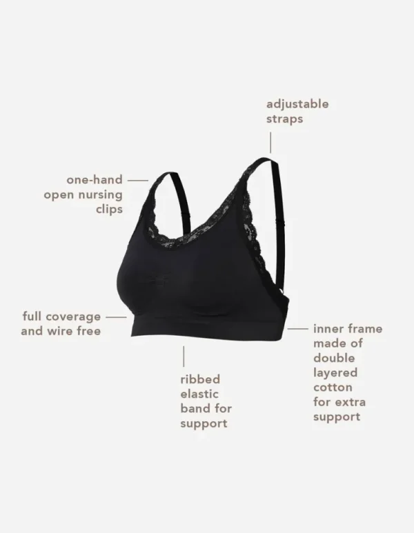 Noppies Bh's | Bh's<Naadloze Voedingsbh Seamless Nursing Bra Lace - Pale Mauve