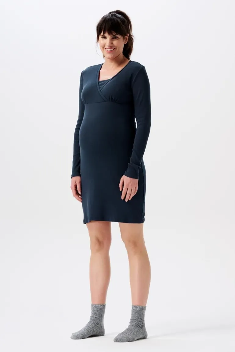 nachtjapon_met_voedingsfu_0-4.webp Noppies Nachtkleding & Loungewear | Ondergoed<Nachtjapon Met Voedingsfunctie Alisa - Night