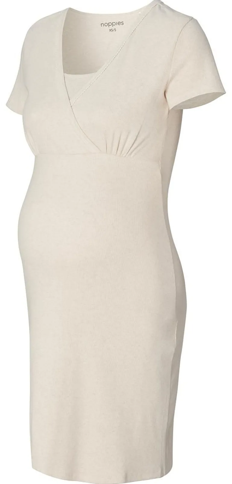 nachtjapon_met_voedingsfu_10-1.webp Noppies Nachtkleding & Loungewear | Ondergoed<Nachtjapon Met Voedingsfunctie Tami - Oatmeal
