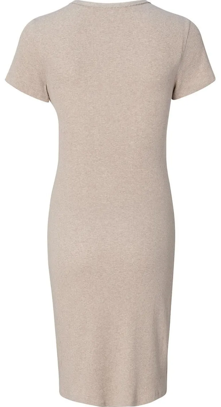 nachtjapon_met_voedingsfu_3-7.webp Noppies Nachtkleding & Loungewear | Ondergoed<Nachtjapon Met Voedingsfunctie Tami - Taupe Melange